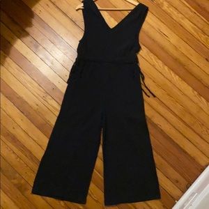 Madewell Waikiki Gauze Cover-up Jumpsuit M Black